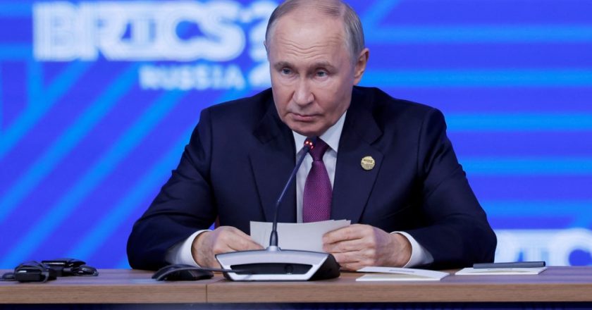 普京在金磚國家會議上警告中東將爆發全面戰爭