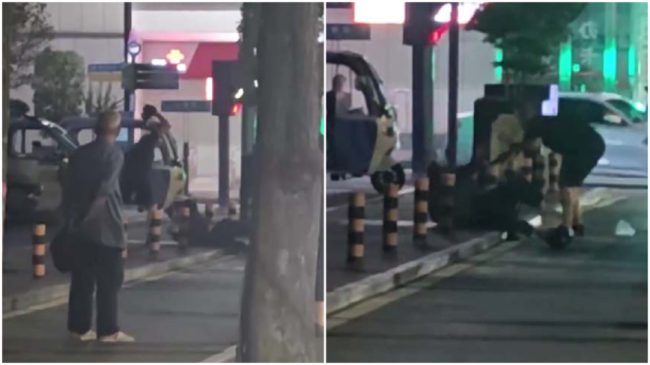 洛阳交警酒驾 撞了拾荒老人还疯狂殴打他