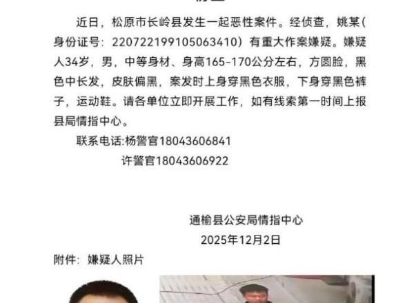 曝吉林男子隨機砍死9人逃跑 警方回應：別緊張…