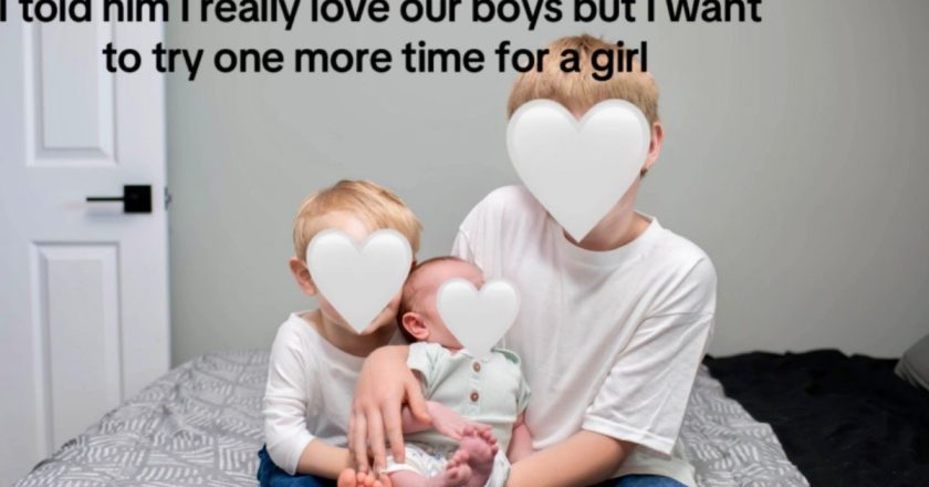 3男娃的妈妈想要个女儿 命运却和她开了个大玩笑