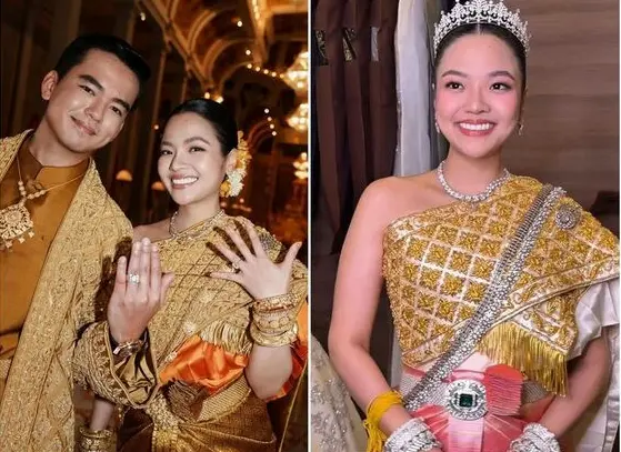柬埔寨公主大婚:曾在中國留學,新郎是…….